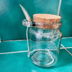 Vintage Glass Kitchen Storage Jar
